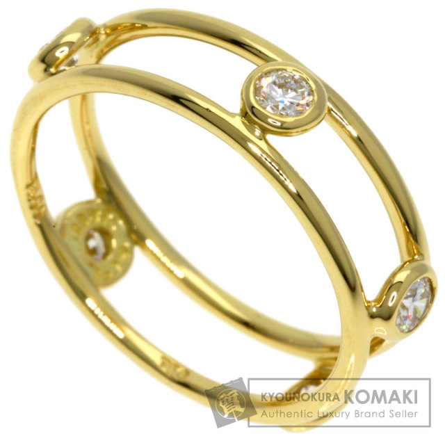 TIFFANY&Co. ティファニー ダブルワイヤーリング 5P ダイヤモンド