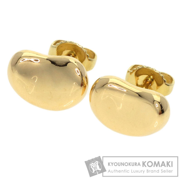 TIFFANY&Co. ティファニー ビーン ピアス K18イエローゴールド