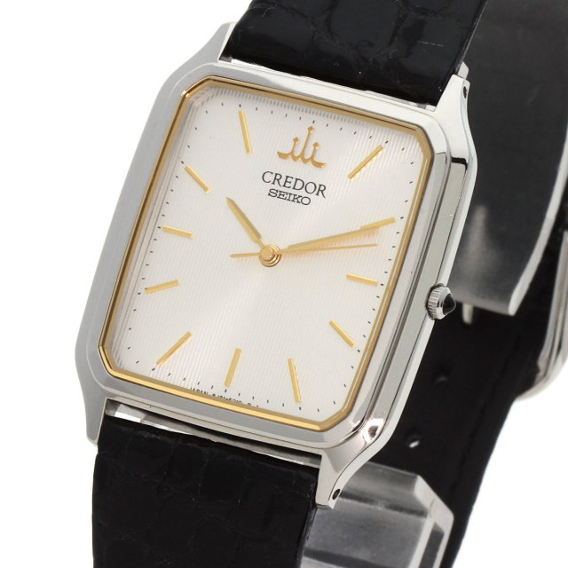 SEIKO セイコー 8J81-5020 クレドール スクエアフェイス 腕時計