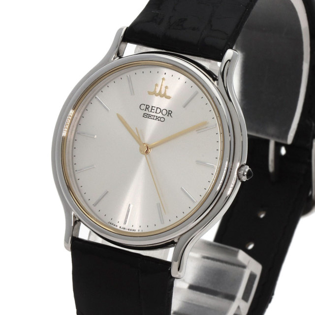 SEIKO セイコー 8J81-6A30 クレドール ラウンドフェイス 腕時計