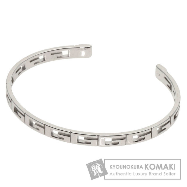 GUCCI グッチ バングル Gロゴ #18 ブレスレット K18ホワイトゴールド