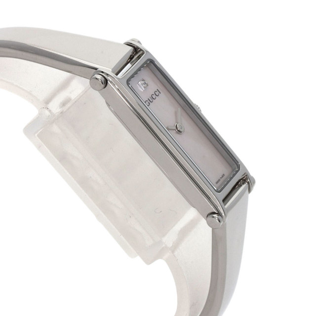 GUCCI グッチ 1500L スクエアフェイス 1P ダイヤモンド 腕時計