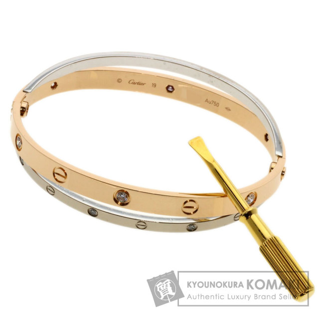 CARTIER カルティエ ラブブレス ダイヤモンド #19 ドライバー付き