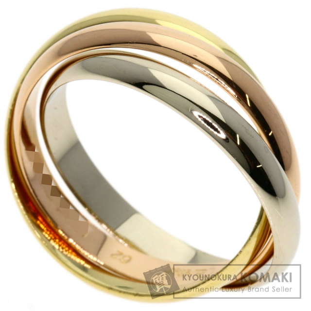 CARTIER カルティエ トリニティ #62 リング・指輪 K18イエローゴールド