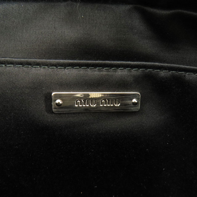 MIUMIU ミュウミュウ ロゴ ショルダーバッグ エナメル レディース