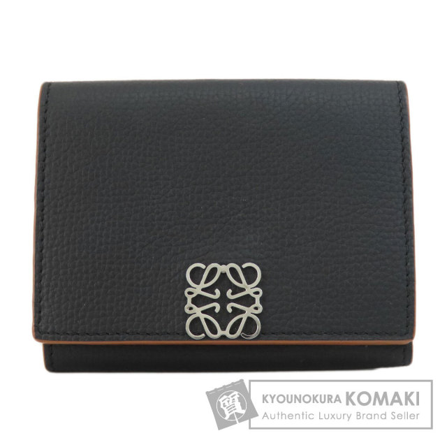 LOEWE ロエベ アナグラム 二つ折り財布（小銭入れあり） レザー