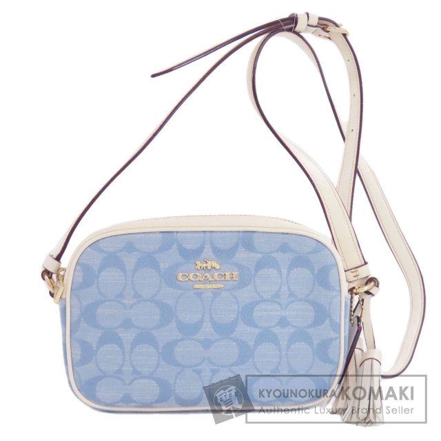 COACH コーチ CA732 シグネチャー ショルダーバッグ キャンバス