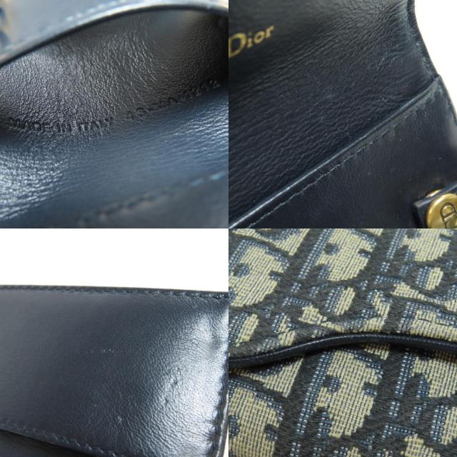 CHRISTIAN DIOR クリスチャンディオール サドル トロッター柄 キー