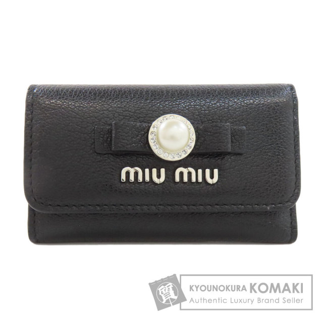 MIUMIU ミュウミュウ マドラスパール キーケース レザー レディース
