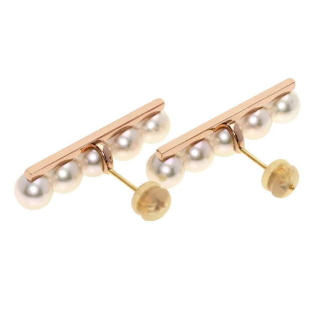 TASAKI タサキ バランス プラス パール 真珠 ピアス K18ピンクゴールド