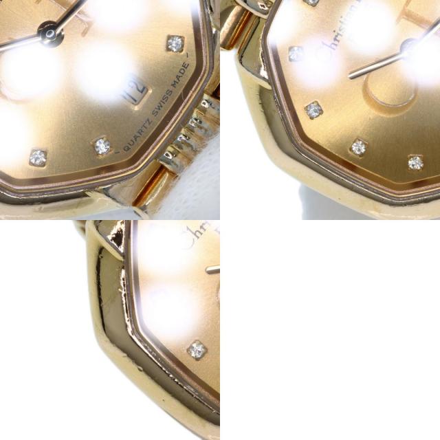 CHRISTIAN DIOR クリスチャンディオール D48-153 オクタゴン 腕時計 GP