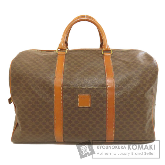 CELINE セリーヌ マカダム柄 ボストンバッグ PVC レディース [中古