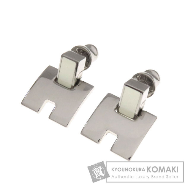 HERMES エルメス アイリーン Hモチーフ ピアス 金属製 レディース