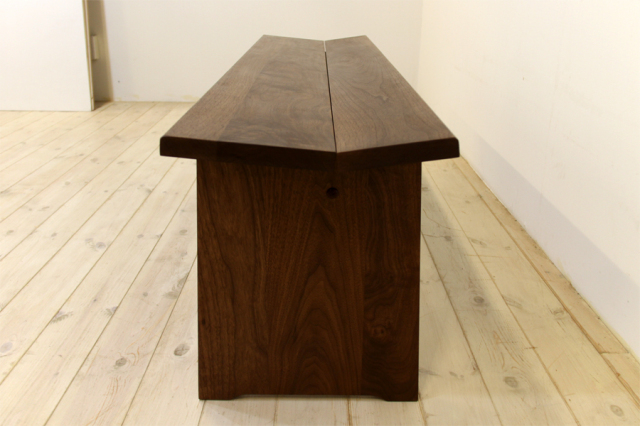 サイズオーダー可能】凛／RIN ベンチ（ウォールナット・ウォルナット）