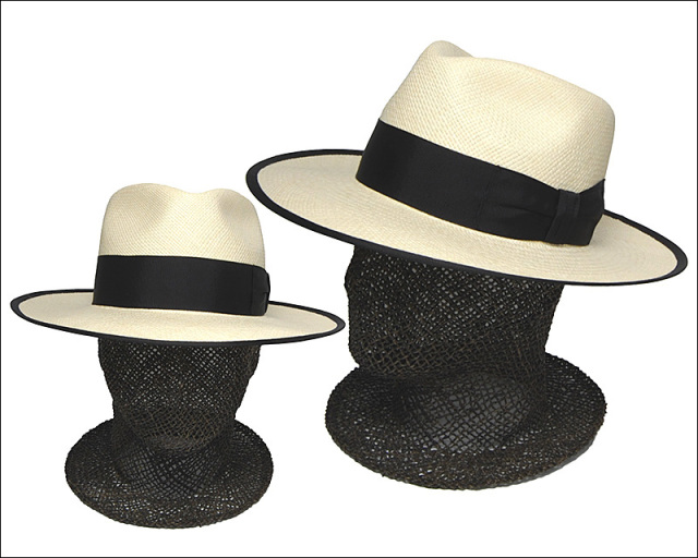 アメリカ STETSON (ステットソン) つば広パナマ中折れ帽 FLAT WHIPPET