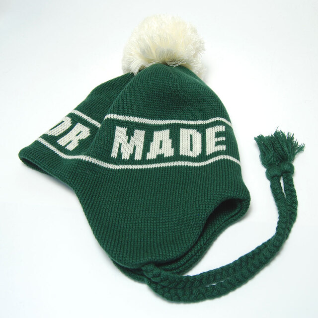 THE FACTORY MADE(ザファクトリーメイド) ポンポン付きニットキャップ