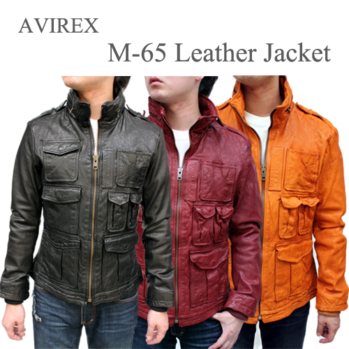 AVIREX アビレックス M-65 レザージャケット 6101017
