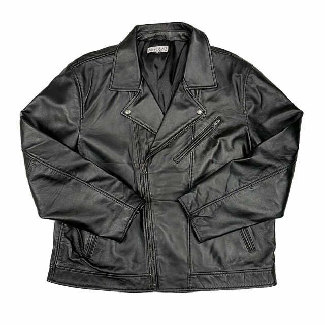 Mo-LAWS 特大サイズ ビッグサイズ レザージャケット メンズ ダブル