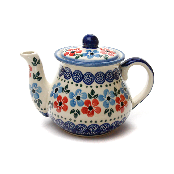 ティーポット・ポーリッシュポタリー(ポーランド食器)