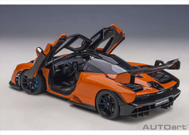 オートアート コンポジット 1/18 マクラーレン セナ オレンジ