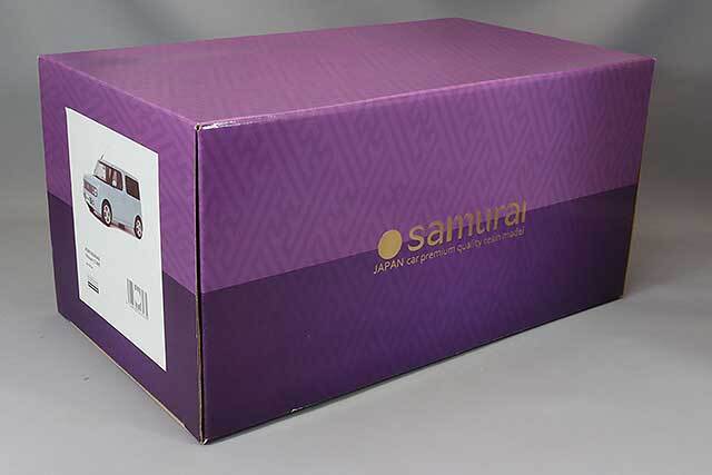 京商 samurai 1/18 日産 キューブ アクアミント