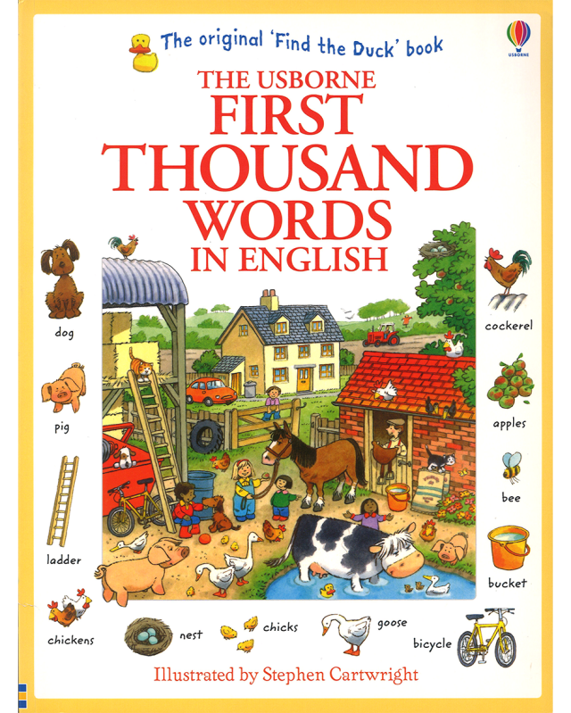 KM234: USBORNE FIRST THOUSAND WORDS IN ENGLISH