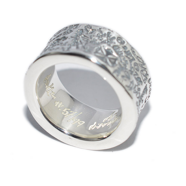 ビルウォールレザー Bill Wall Leather Executive Graffiti Band