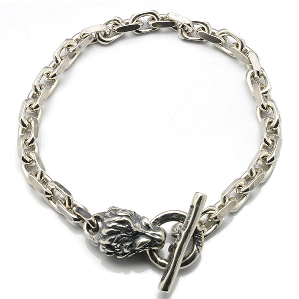 ビルウォールレザー Bill Wall Leather Square Chain Link w/Lion