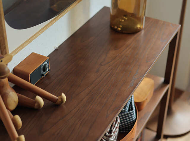 オープンシェルフ form（フォーム）ブラウン 90cm｜北欧・ヴィンテージ