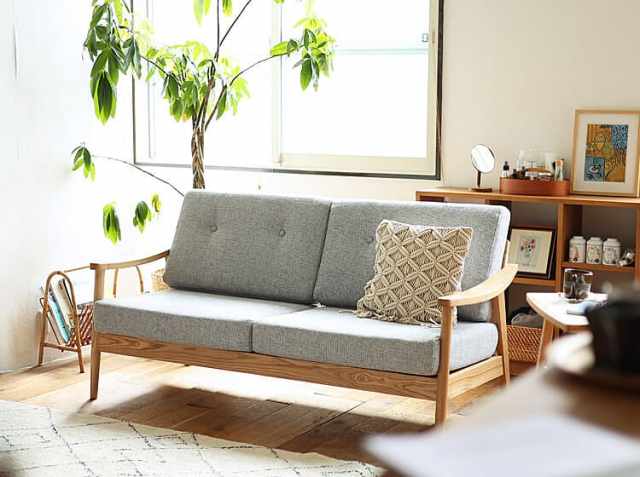 3人掛けソファー Henry（ヘンリー）グレータイプ｜北欧・ヴィンテージ