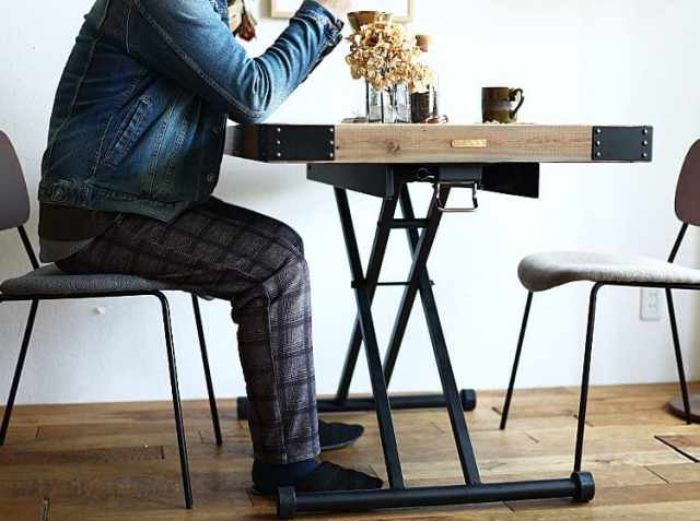 昇降式テーブル PULLEY（プーリー）｜北欧・ヴィンテージインテリア