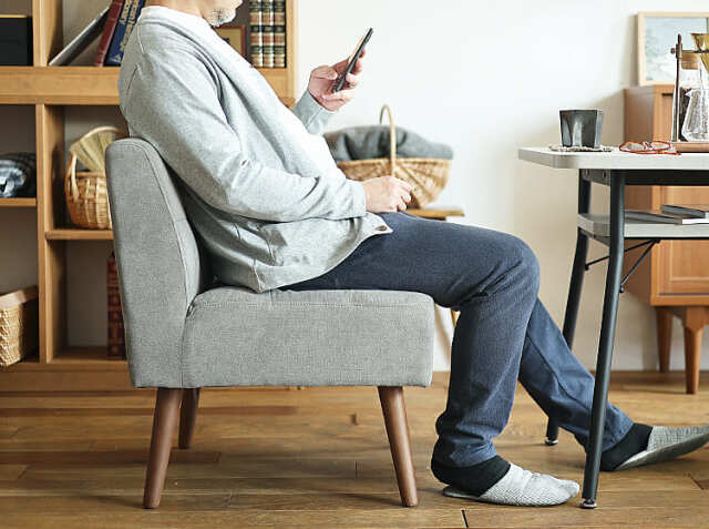 1人掛けソファー mild（ミルド）グレータイプ｜北欧・ヴィンテージ