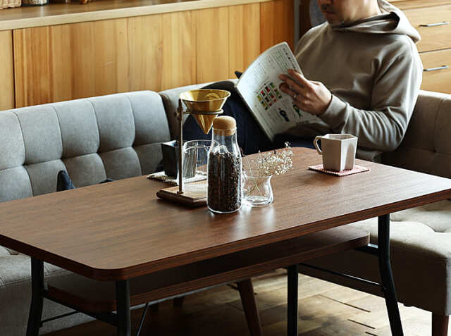 ソファーダイニング4点セット mild（ミルド）グレータイプ｜北欧