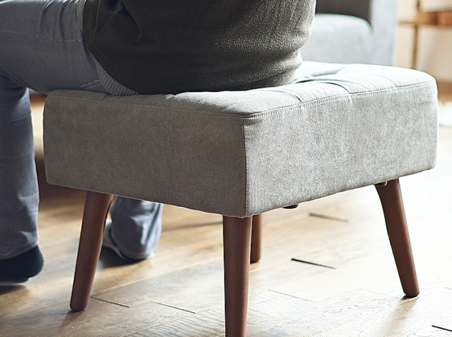 オットマン mild（ミルド）グレータイプ｜北欧・ヴィンテージ