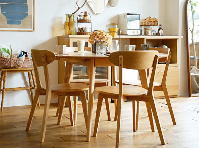 円形ダイニングテーブル RIVER（リバー）直径120cmタイプ｜北欧