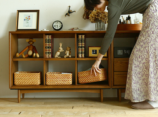 オープンシェルフ weeca（ウィーカ） ブラウンタイプ｜北欧