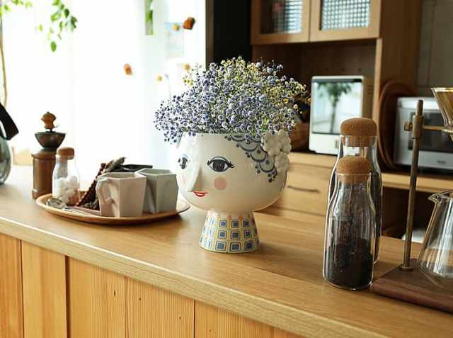 Bjorn Wiinblad（ビヨン・ヴィンブラッド） フラワーポット／ブルー