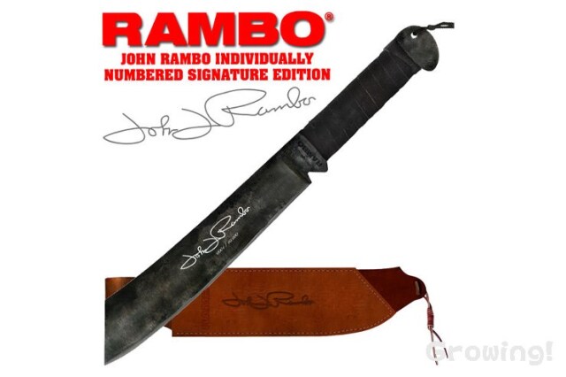 ナイフショップ グローイング！□ランボーIV 公式レプリカ RAMBO4 迫力