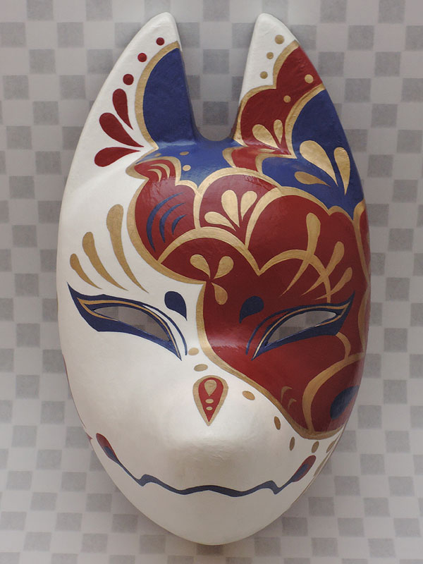 狐面堂：狐面「日護」≪羽二重張り≫