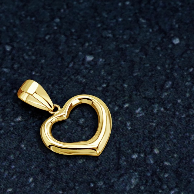 ネックレストップ ペンダントトップ ハート オープンハート レディース