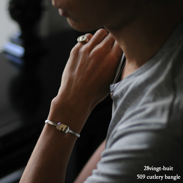 28vingt-huit 509 Cutlery Bangle Silver925/ヴァン ユィット