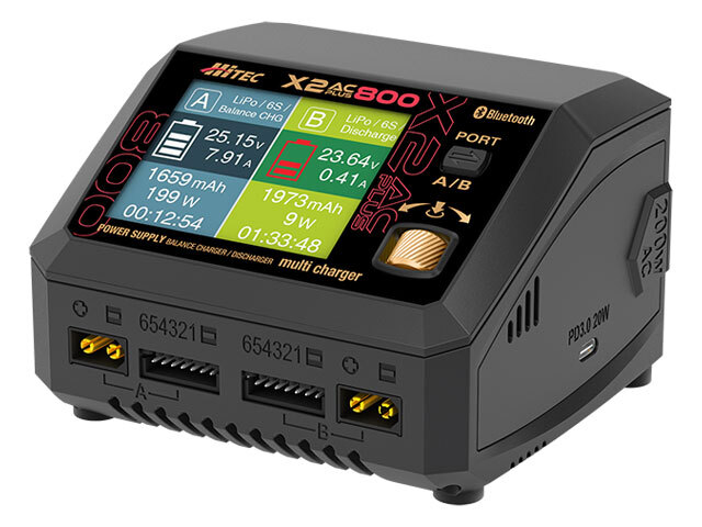 FUTABA AC/DC入力対応 600W MAX16A デュアル バランス充電器 CDR-8000L