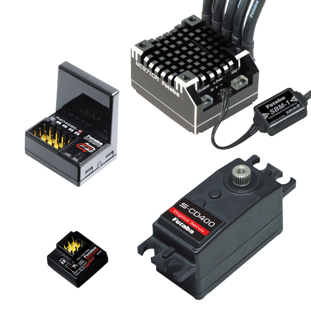 フタバ DRIFT PACK RSGMセット レシーバーR404SBS-E+サーボCD701＋