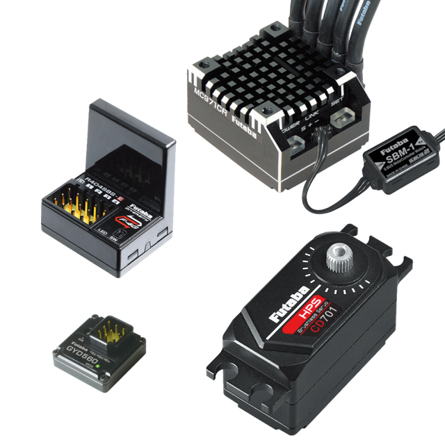 フタバ RSセット RS404SBS-E+HPS-CT702 00107409 EPカー用受信機・1