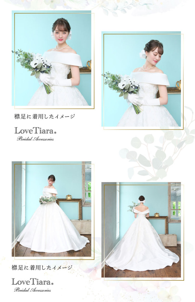 リボンボンネ【なでしこ】ボンネ ヘッドドレス リボン｜ブライダル