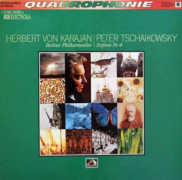 LP レコード カラヤンのチャイコフスキー/交響曲第4番 独EMI 3007