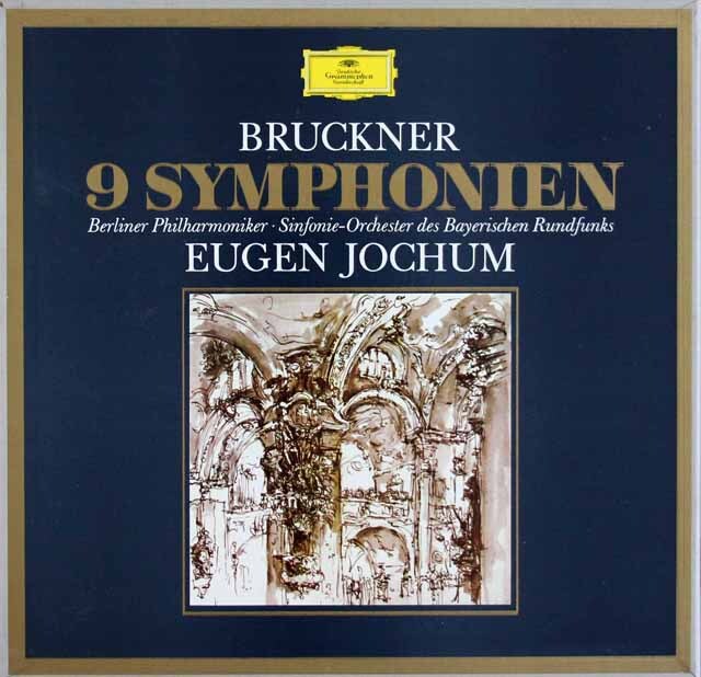 LP レコード ヨッフムのブルックナー/交響曲全集（第1番～9番） 独DGG 3515
