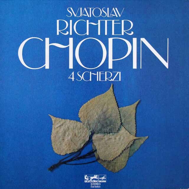 LP レコード リヒテルのショパン/スケルツォ集 独eurodisc（Auslese