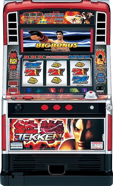 パチスロ実機 山佐 鉄拳R 【4号機/コイン不要機非対応】