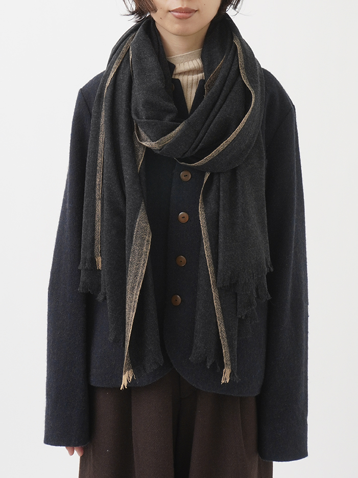 カシミヤ ガーゼストール